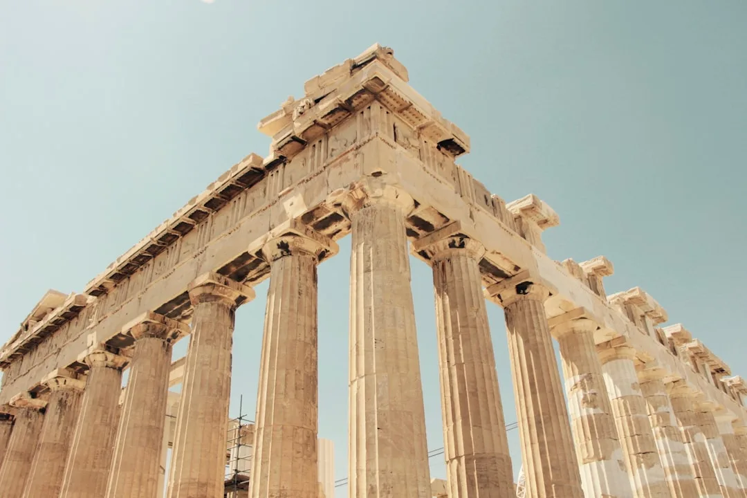 Classical architecture columns